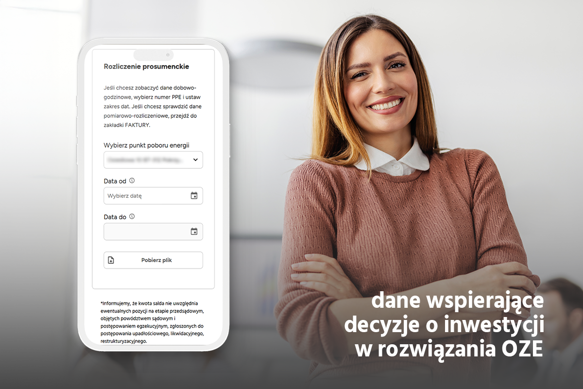 Dane wspierające decyzje o inwestycji w rozwiązania OZE