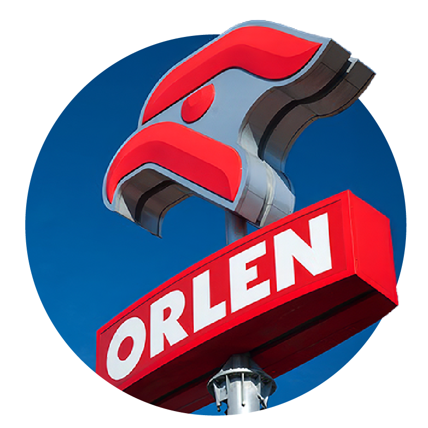 ilustracja z logo ORLEN
