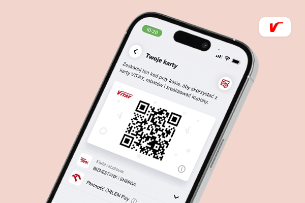 telefon z apliakcją ORLEN VITAY